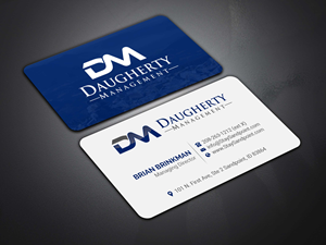 Diseño de Tarjeta de Presentación por R.design para Daugherty Management LLC | Diseño: #34234635