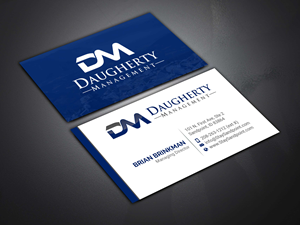 Diseño de Tarjeta de Presentación por R.design para Daugherty Management LLC | Diseño: #34234661