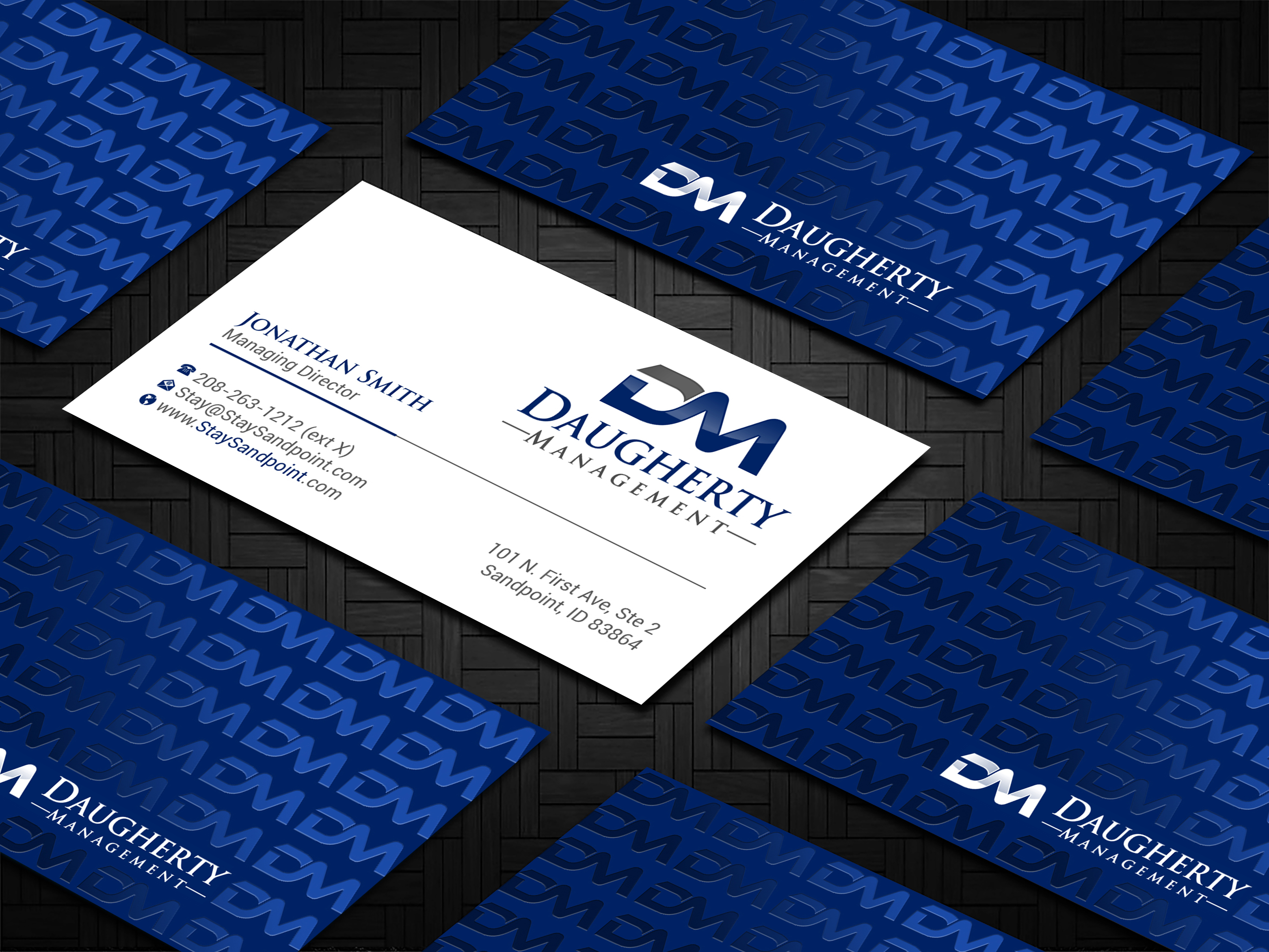 Diseño de Tarjeta de Presentación por Imagine design000 para Daugherty Management LLC | Diseño #34237285