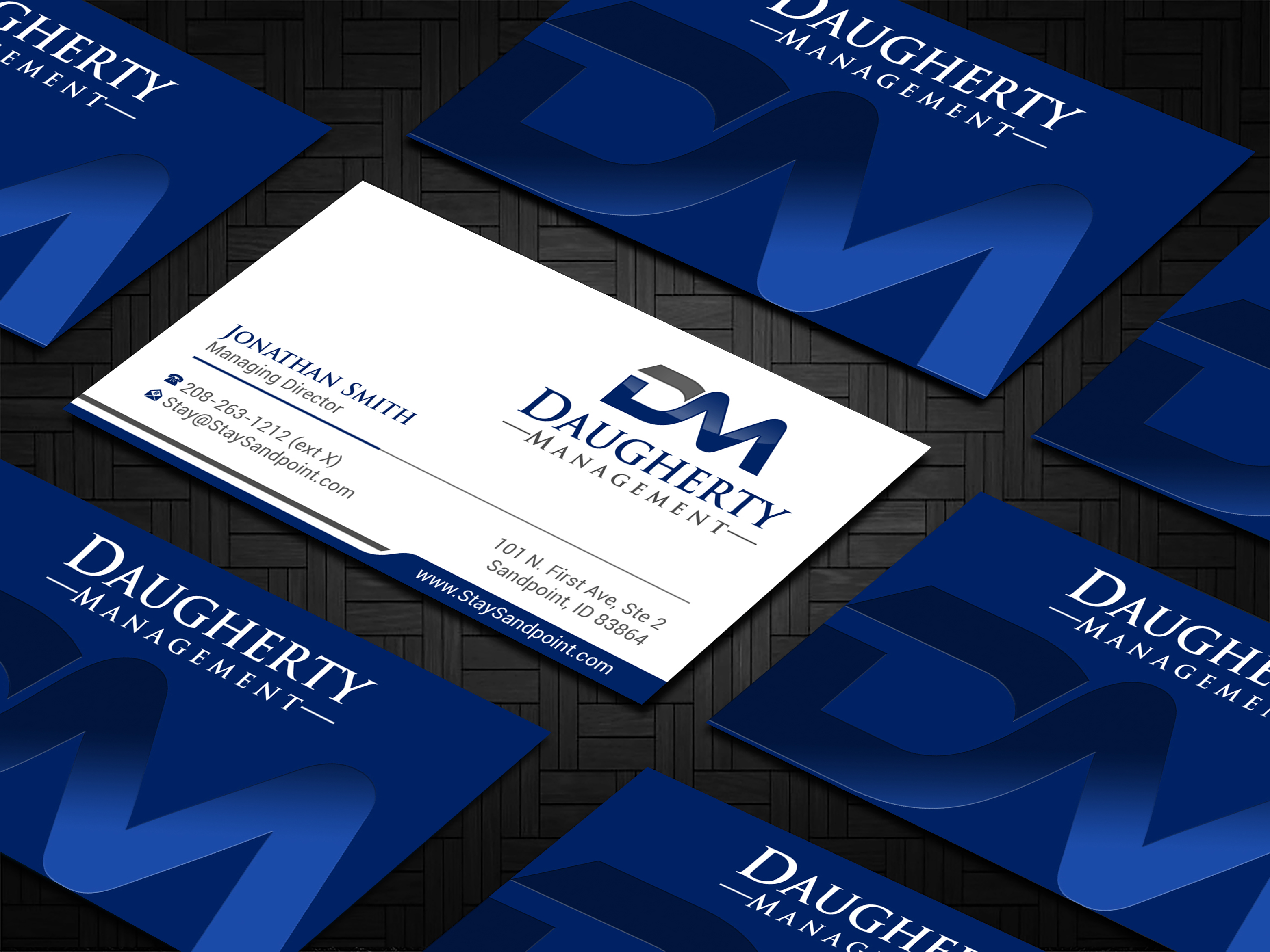 Diseño de Tarjeta de Presentación por Imagine design000 para Daugherty Management LLC | Diseño #34237286