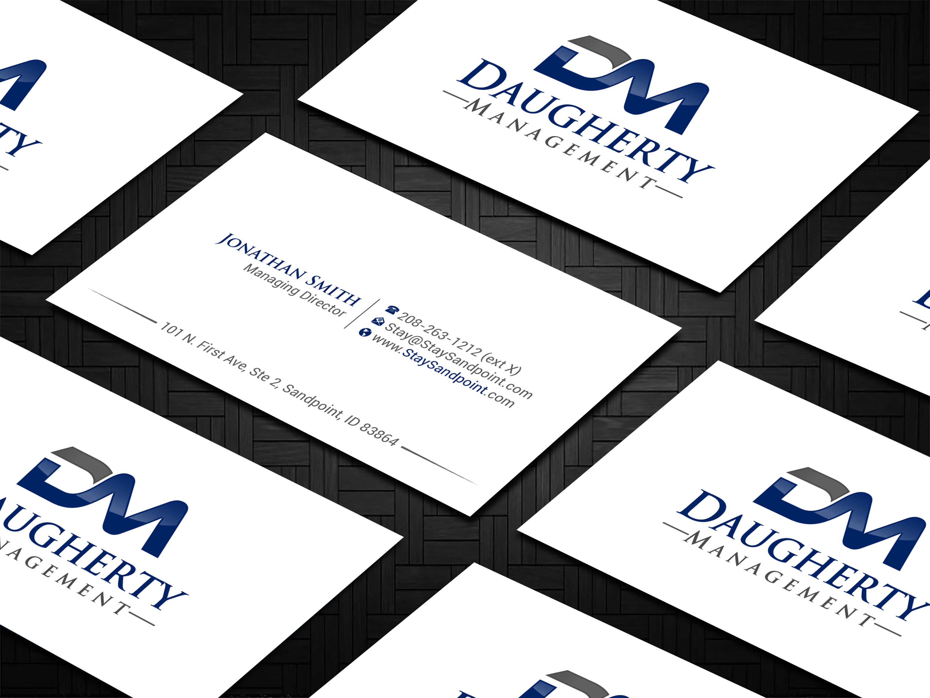Diseño de Tarjeta de Presentación por Imagine design000 para Daugherty Management LLC | Diseño #34237295