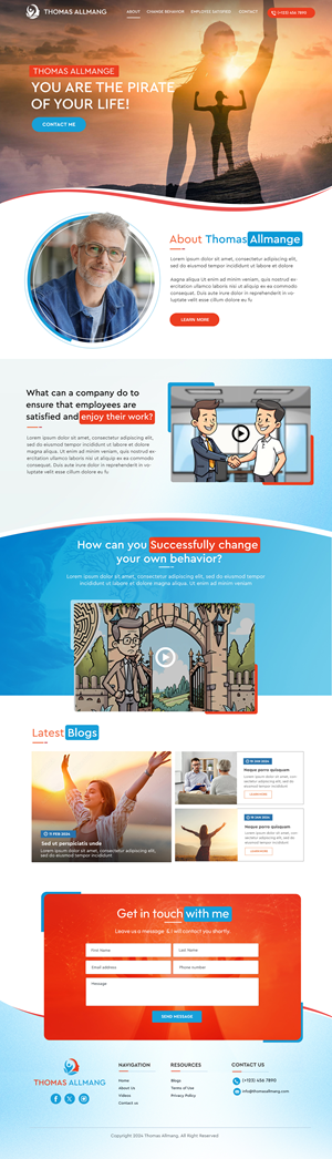 Web Design by Blue Sparrow for this project | Design: #34250634