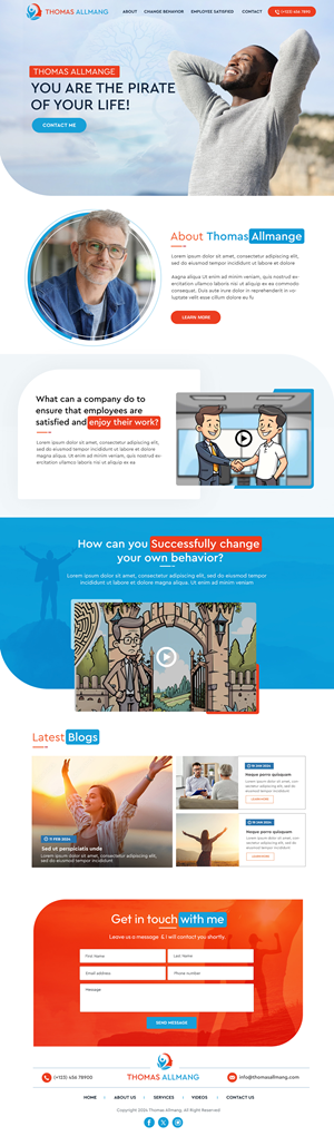 Web Design by Blue Sparrow for this project | Design: #34250722