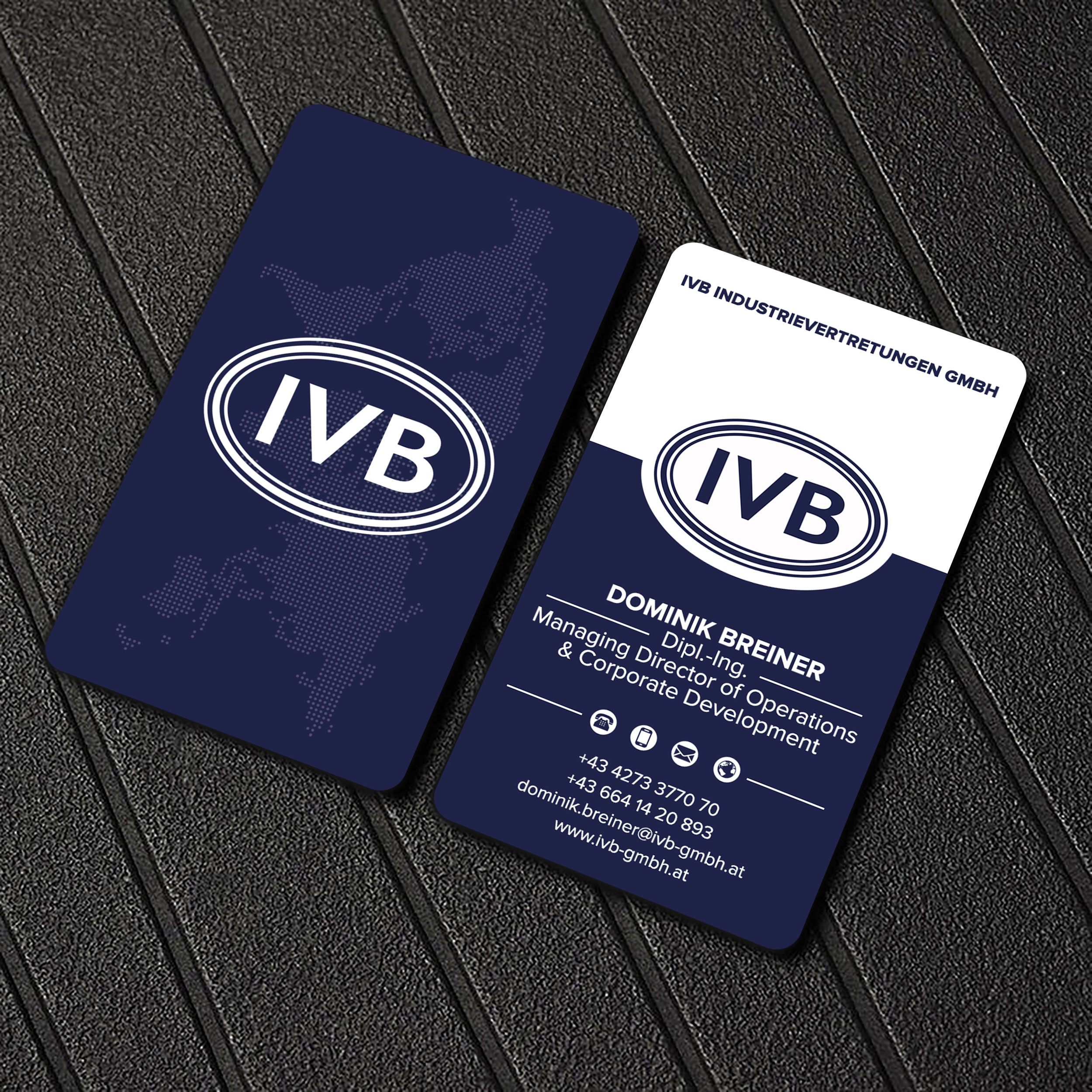 Business Card Design by sadikul islam for IVB Industrievertretungen GmbH | Design #34252113