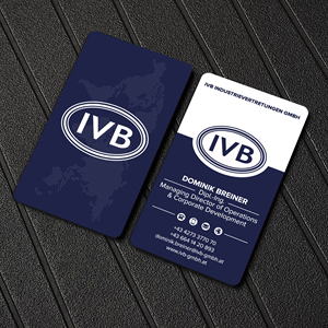 Visitenkarten-Design von sadikul islam für IVB Industrievertretungen GmbH | Design: #34252113