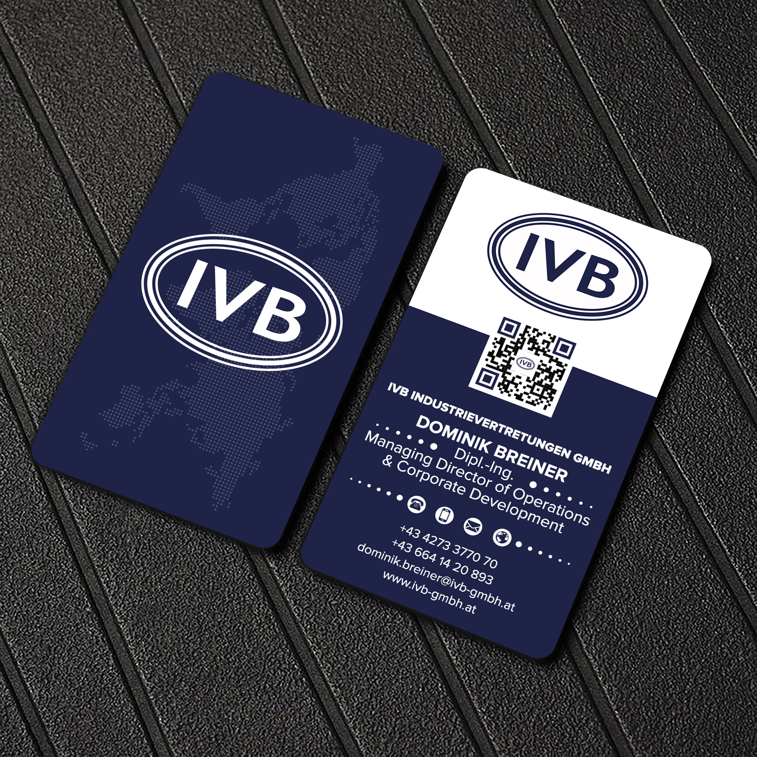 Business Card Design by sadikul islam for IVB Industrievertretungen GmbH | Design #34253402