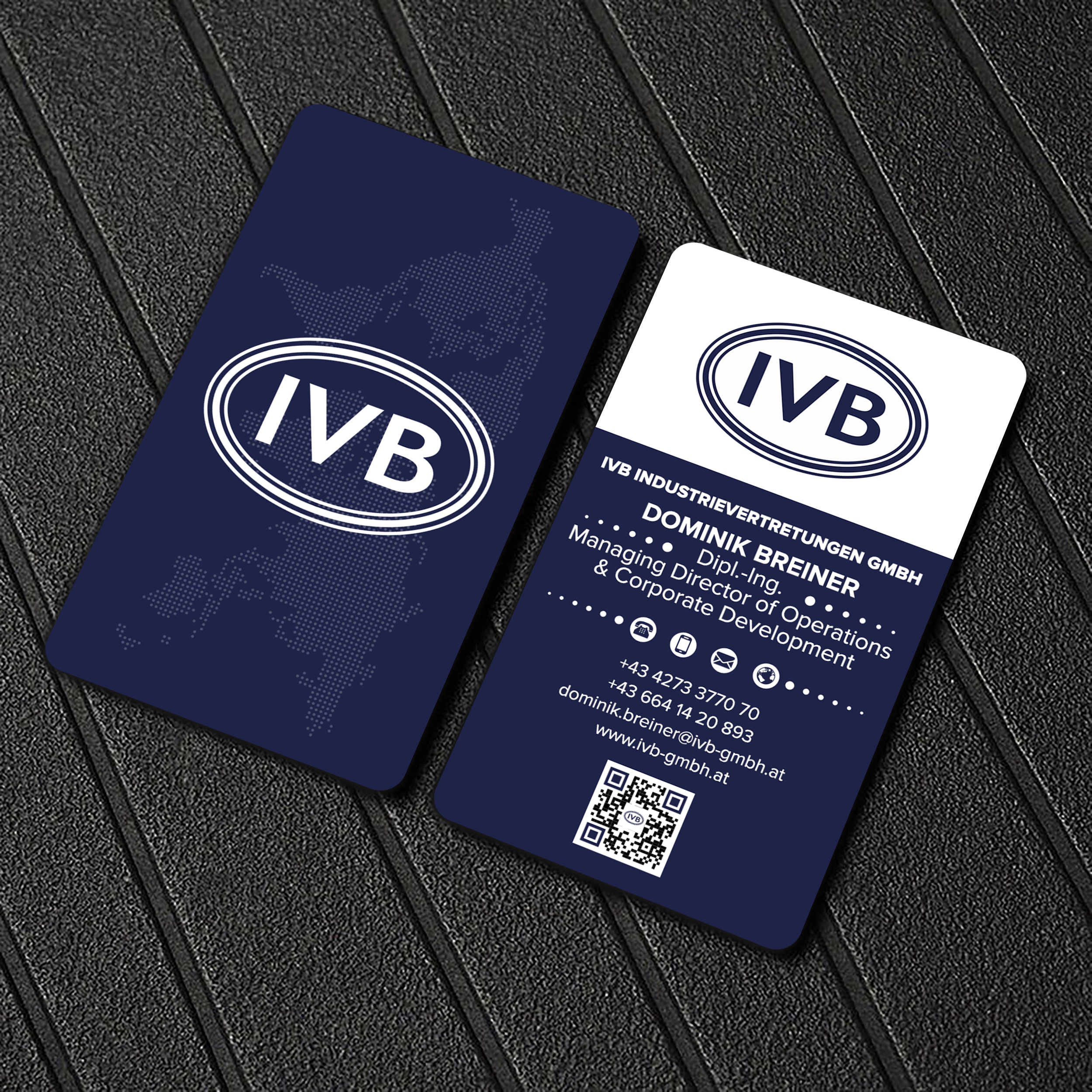 Business Card Design by sadikul islam for IVB Industrievertretungen GmbH | Design #34267510