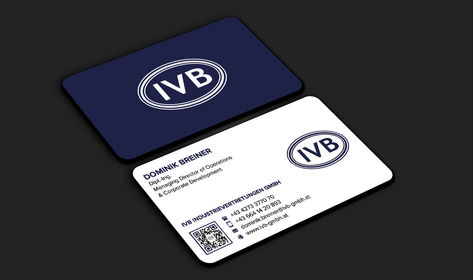 Business Card Design by sadikul islam for IVB Industrievertretungen GmbH | Design #34267680