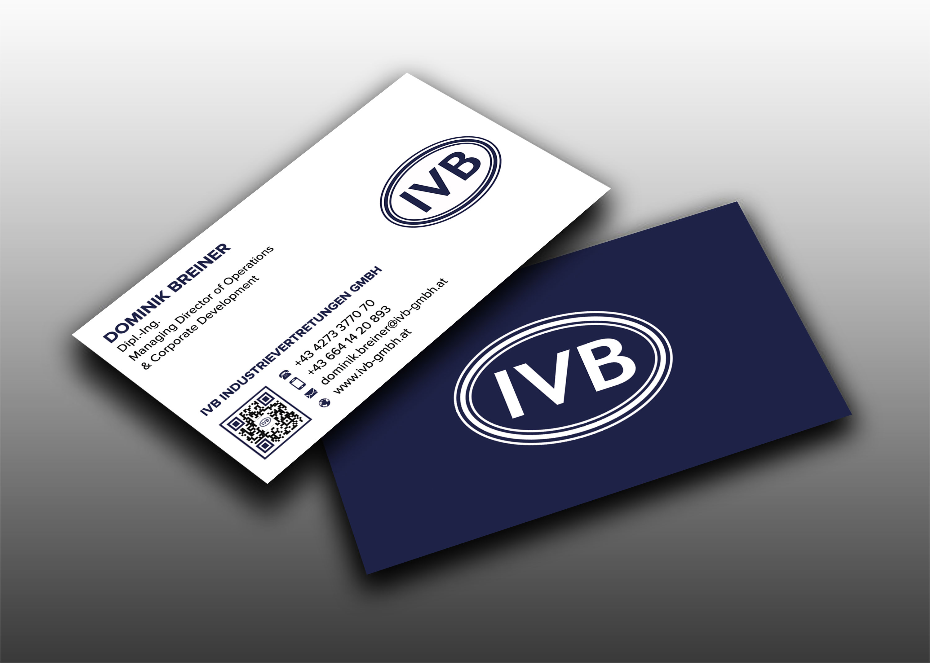 Business Card Design by sadikul islam for IVB Industrievertretungen GmbH | Design #34267681