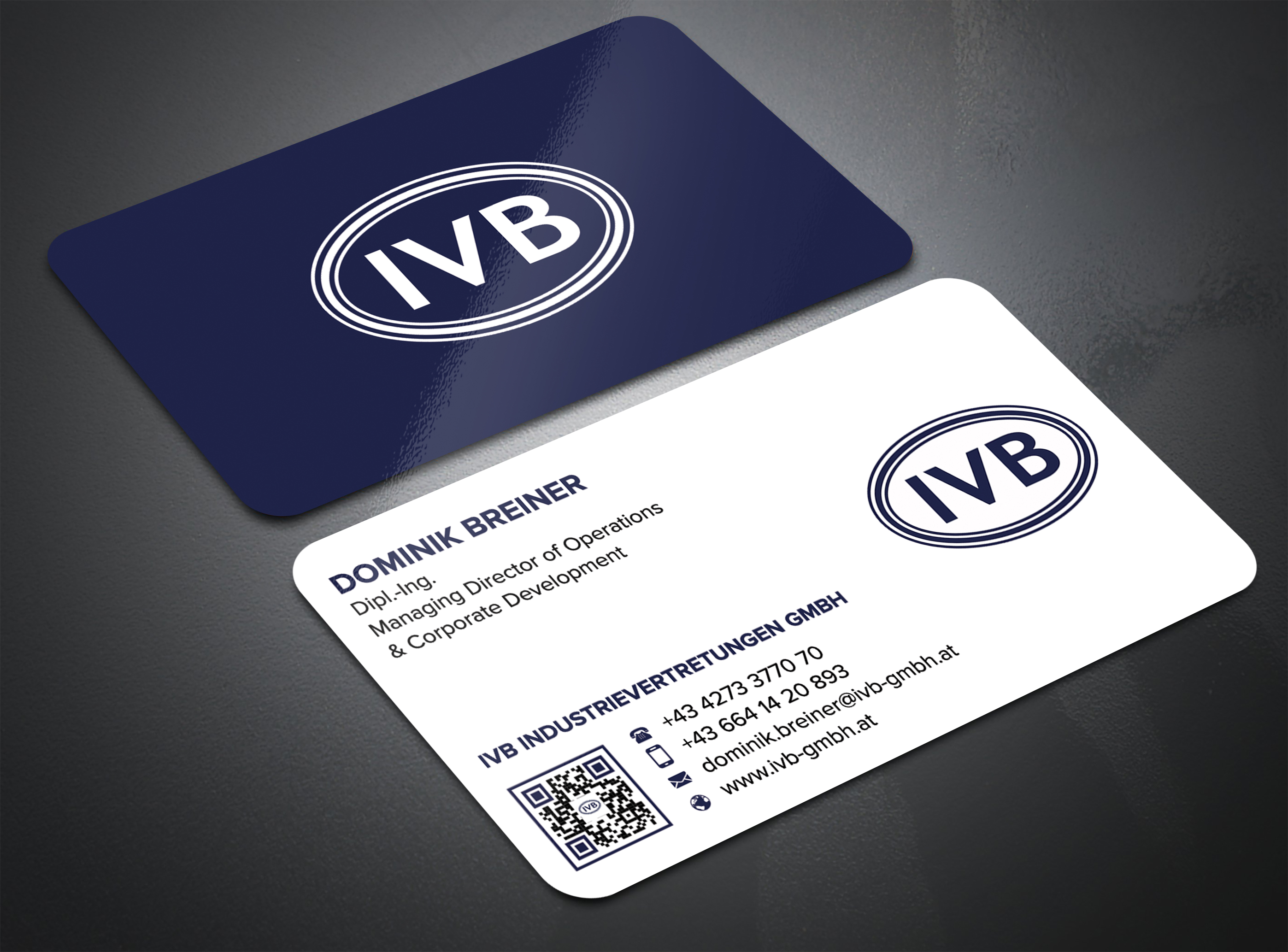 Business Card Design by sadikul islam for IVB Industrievertretungen GmbH | Design #34267684
