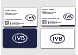 Visitenkarten-Design von sadikul islam für IVB Industrievertretungen GmbH | Design: #34267704