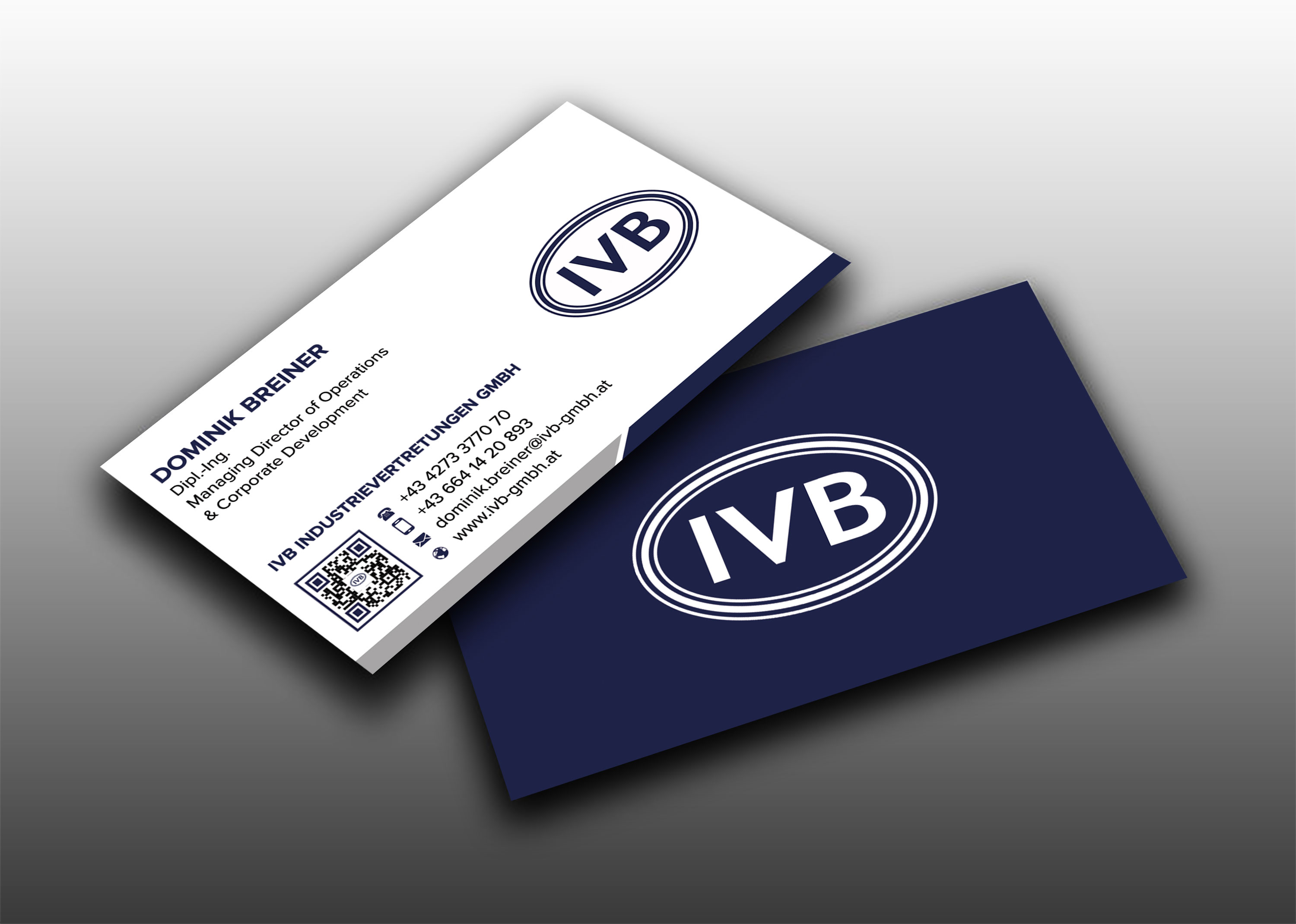 Business Card Design by sadikul islam for IVB Industrievertretungen GmbH | Design #34267705