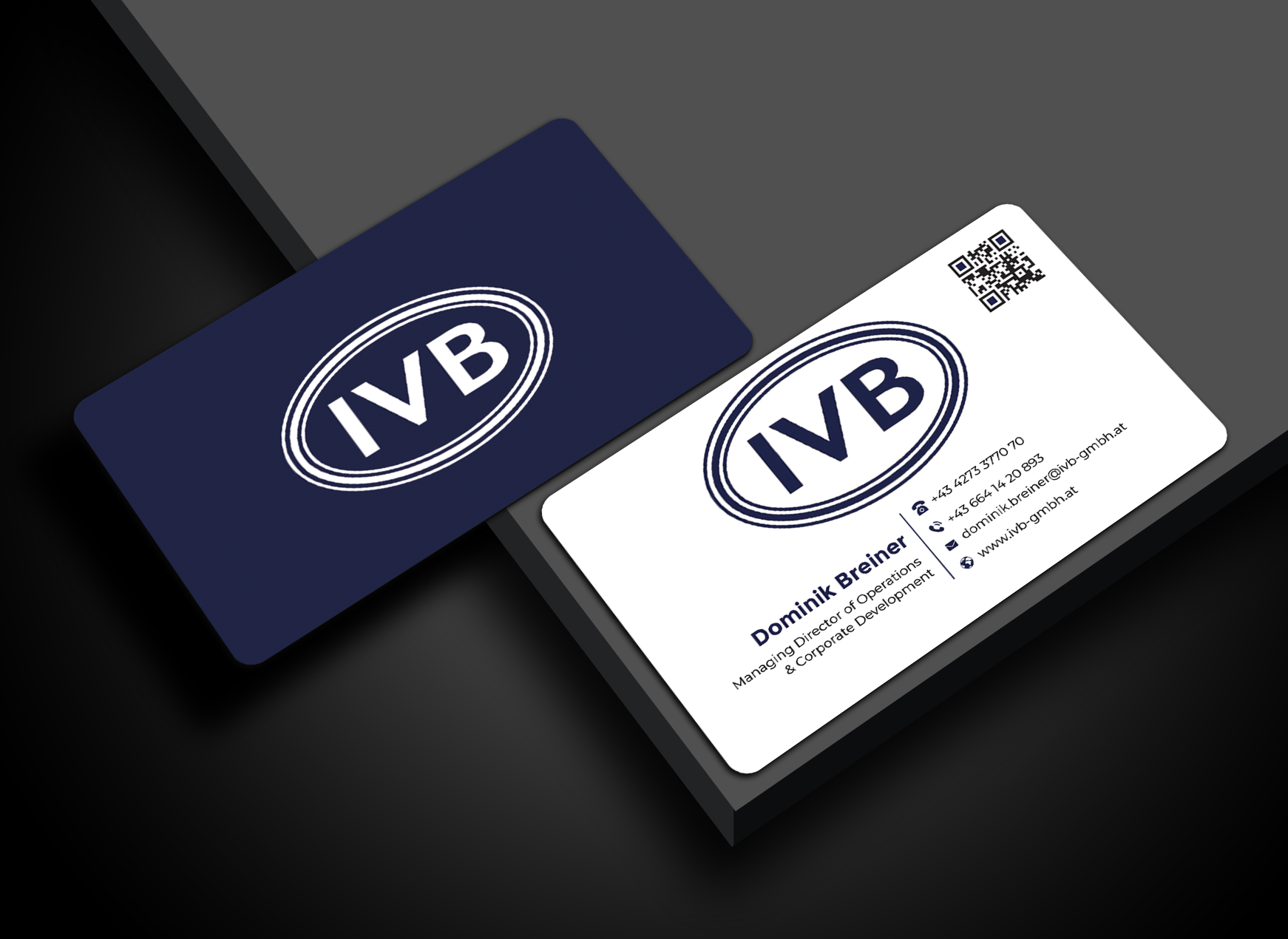 Business Card Design by Graphixpointt for IVB Industrievertretungen GmbH | Design #34249596