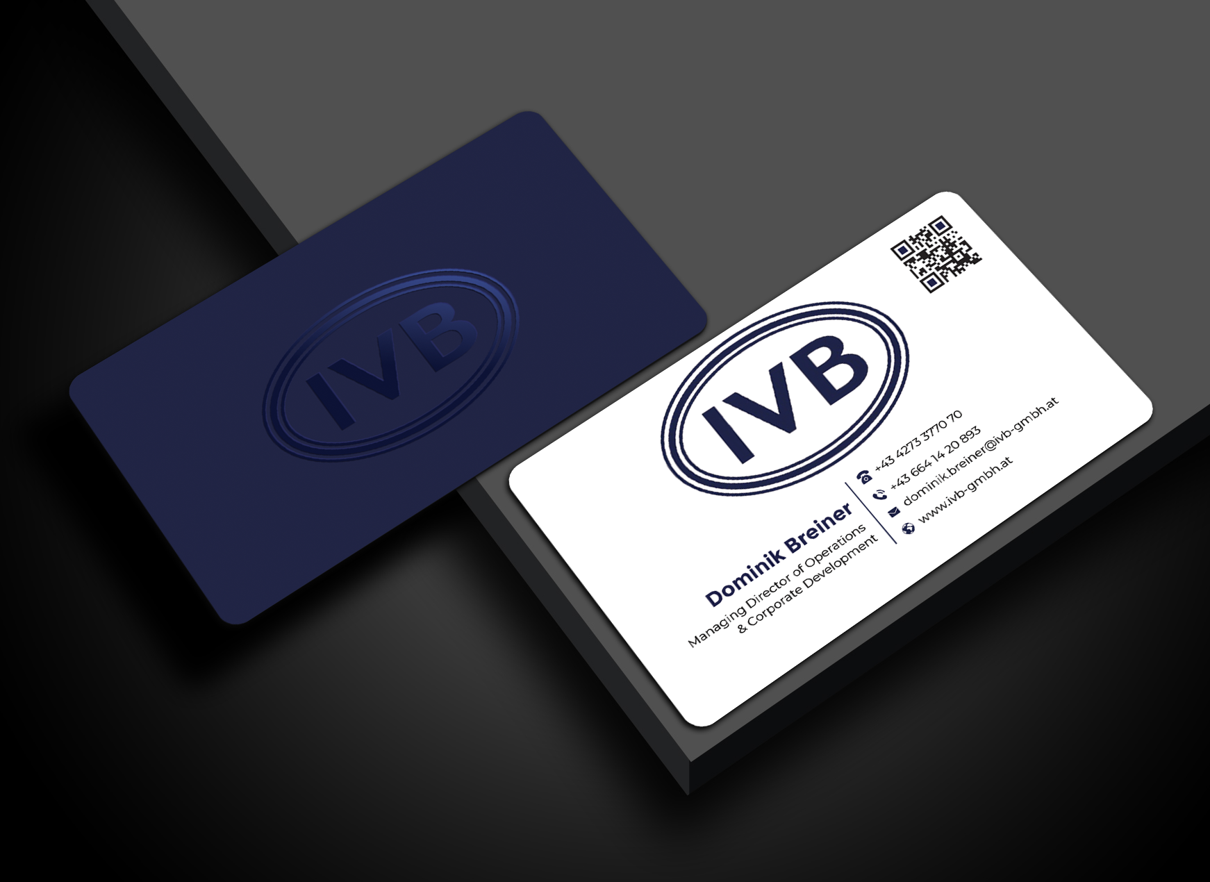 Diseño de Tarjeta de Presentación por Graphixpointt para IVB Industrievertretungen GmbH | Diseño #34249597