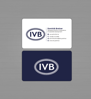 Business Card Design by Graphixpointt for IVB Industrievertretungen GmbH | Design: #34249629