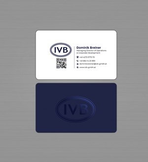 Business Card Design by Graphixpointt for IVB Industrievertretungen GmbH | Design: #34249633