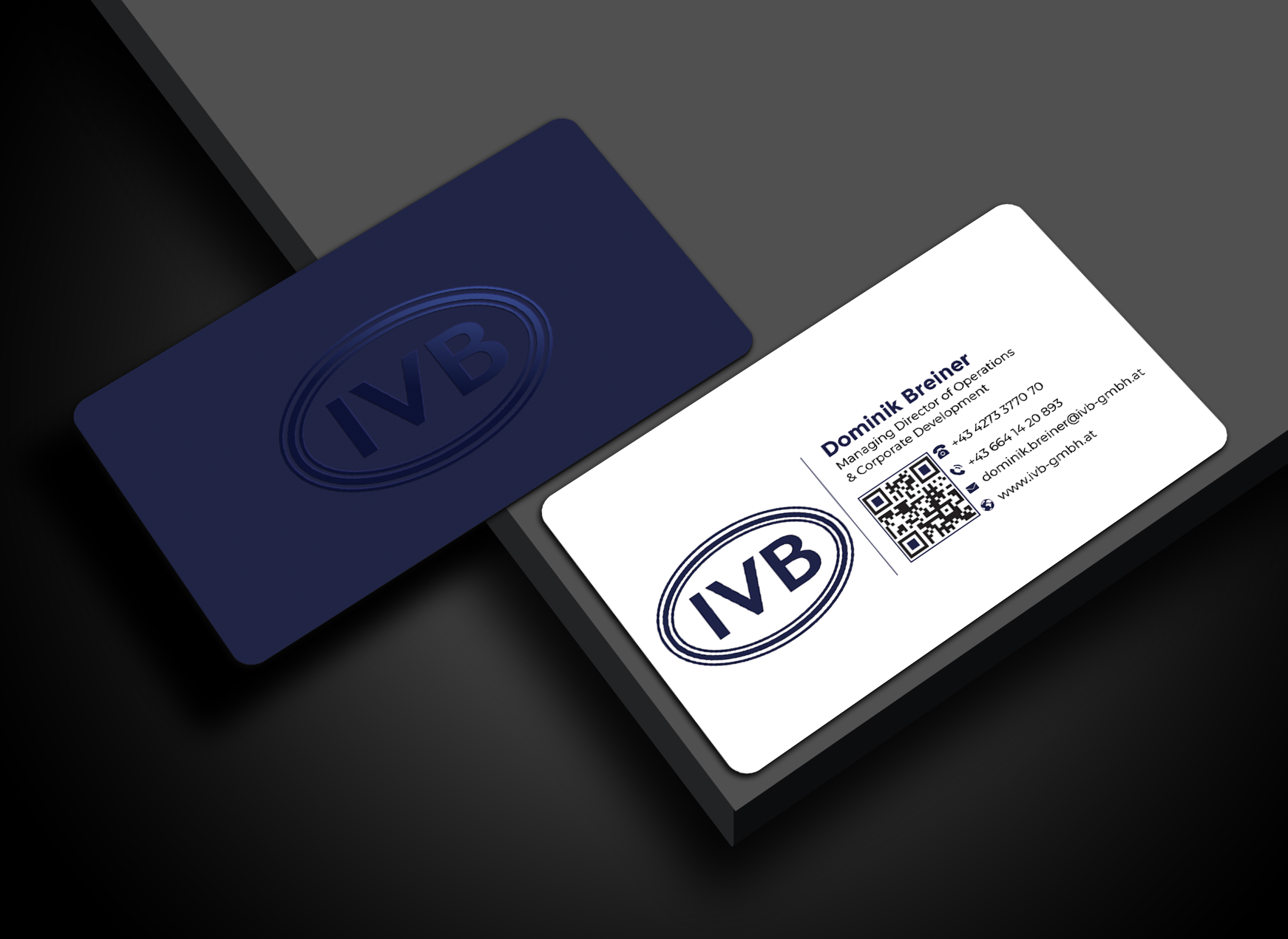 Business Card Design by Graphixpointt for IVB Industrievertretungen GmbH | Design #34249683