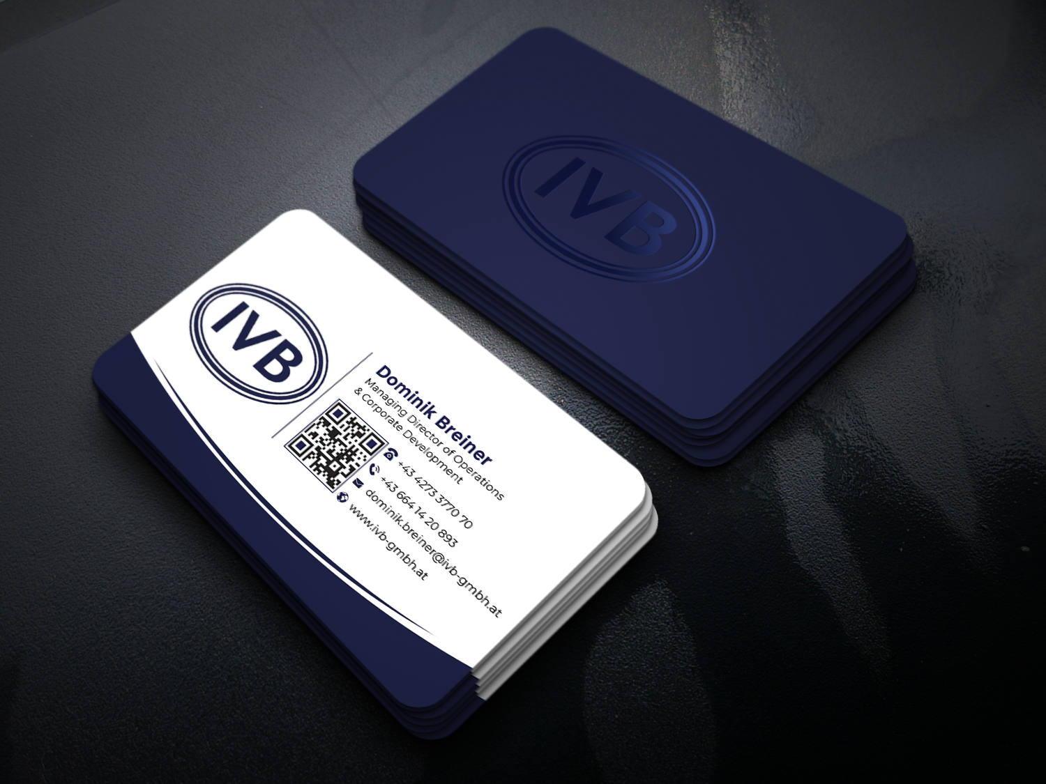 Business Card Design by Graphixpointt for IVB Industrievertretungen GmbH | Design #34249700