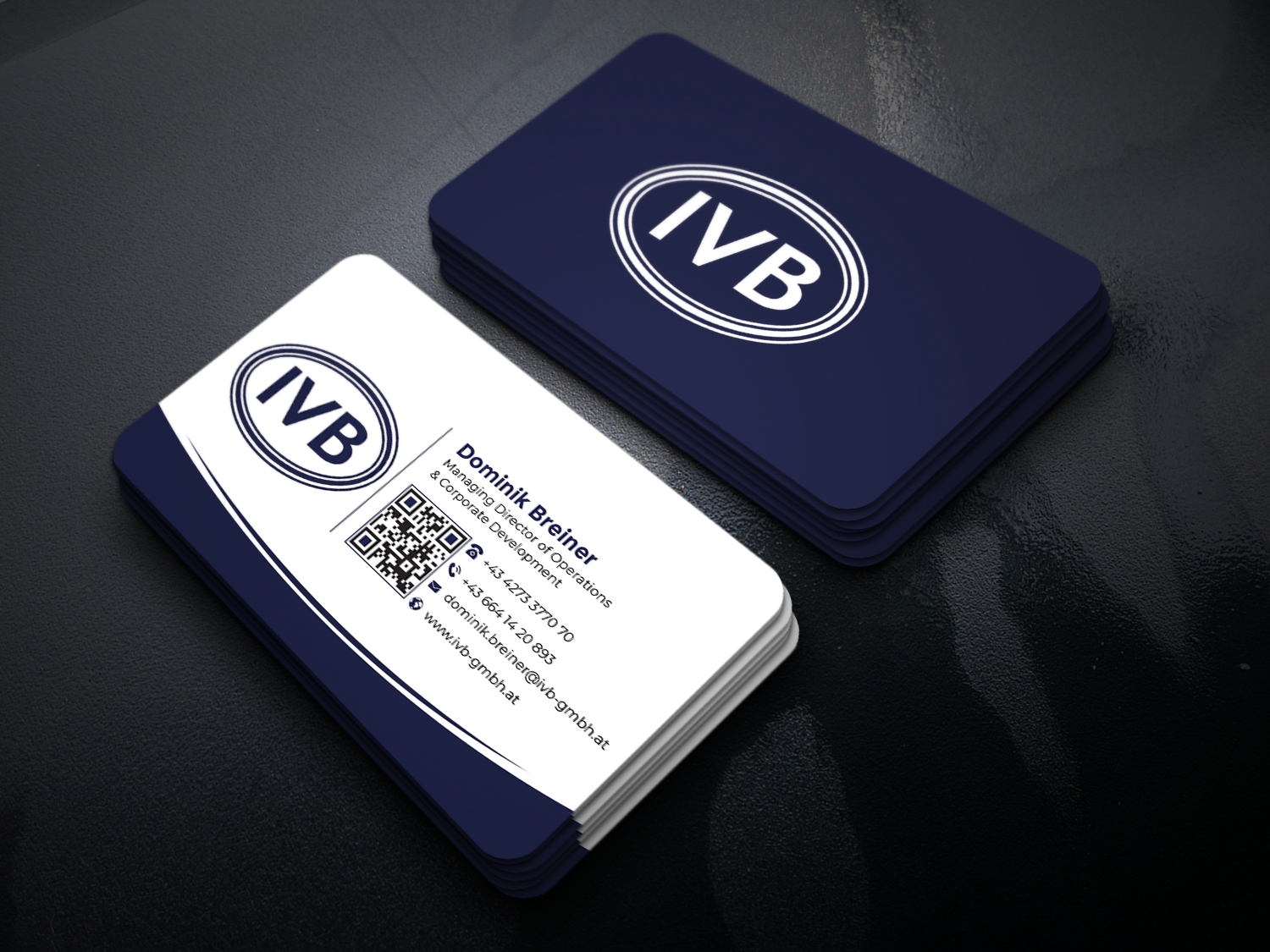 Business Card Design by Graphixpointt for IVB Industrievertretungen GmbH | Design #34249701