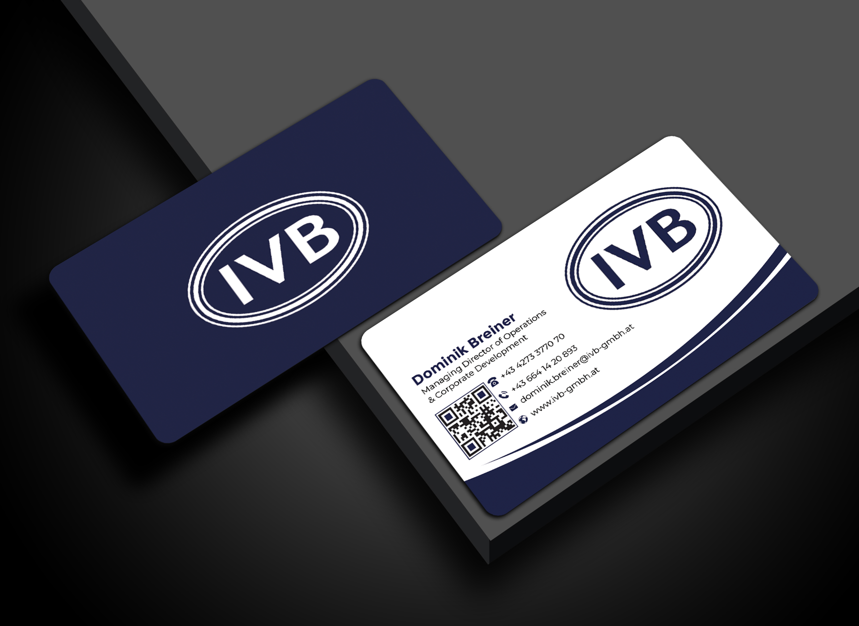 Business Card Design by Graphixpointt for IVB Industrievertretungen GmbH | Design #34249710