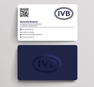 Business Card Design by Graphixpointt for IVB Industrievertretungen GmbH | Design: #34249793