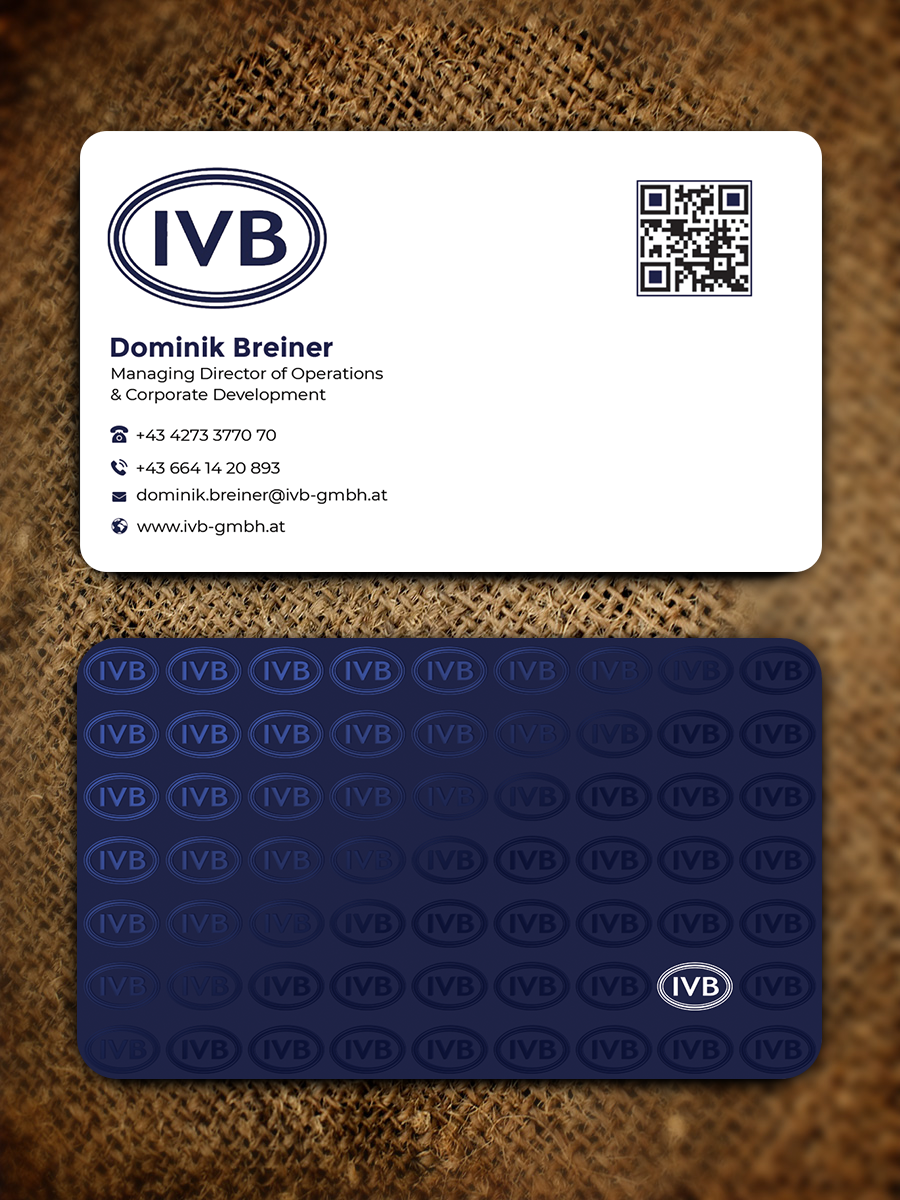 Design de Carte de Visite par Graphixpointt pour IVB Industrievertretungen GmbH | Design #34250250