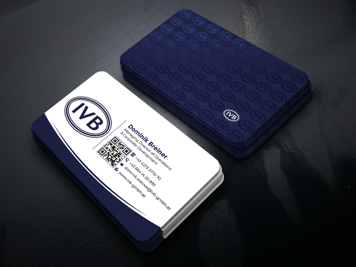 Business Card Design by Graphixpointt for IVB Industrievertretungen GmbH | Design #34250255