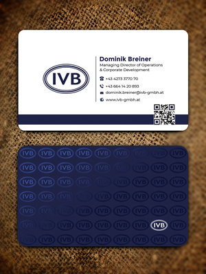 Business Card Design by Graphixpointt for IVB Industrievertretungen GmbH | Design: #34250256