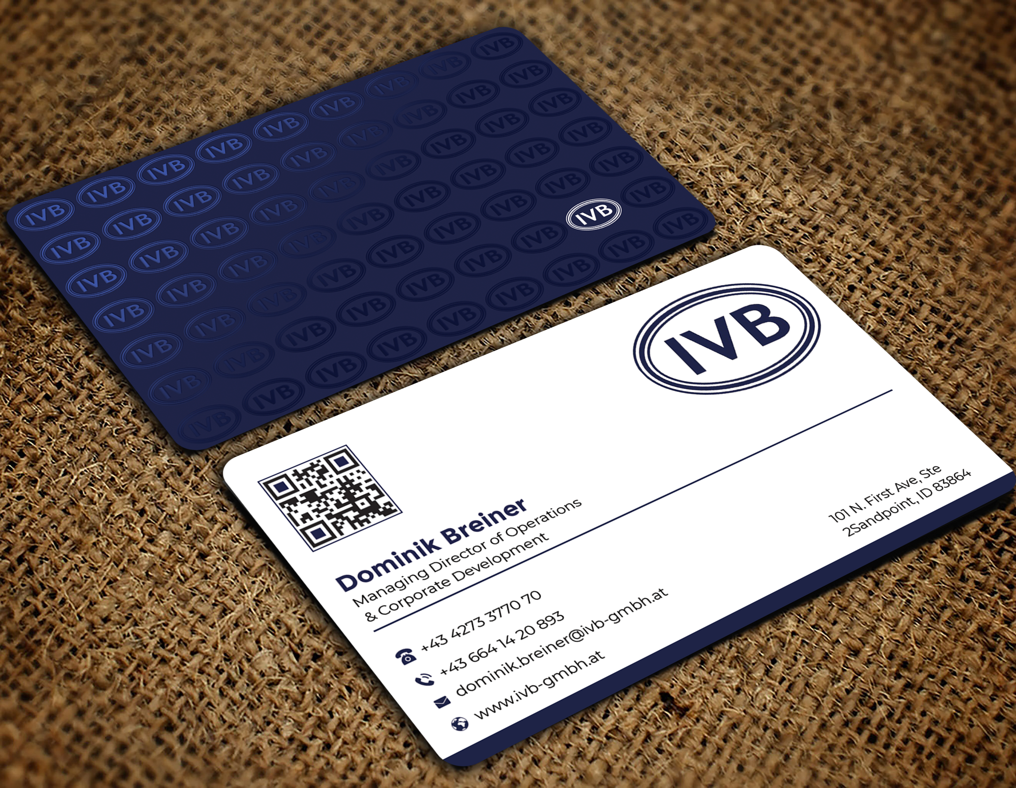 Business Card Design by Graphixpointt for IVB Industrievertretungen GmbH | Design #34250258
