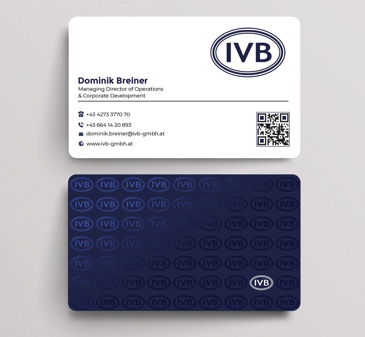 Design de Carte de Visite par Graphixpointt pour IVB Industrievertretungen GmbH | Design #34250265