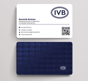 Business Card Design by Graphixpointt for IVB Industrievertretungen GmbH | Design: #34250265