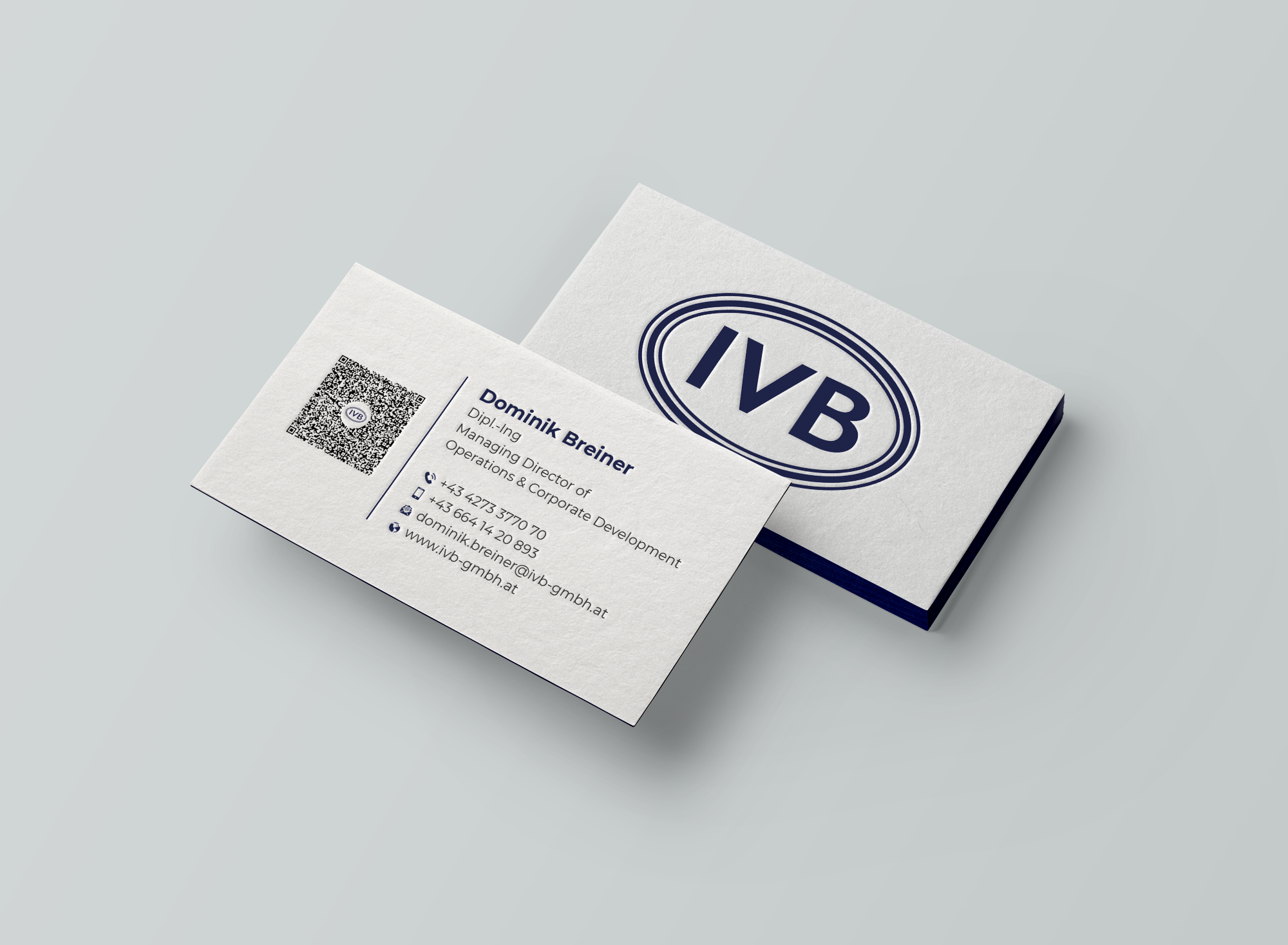 Diseño de Tarjeta de Presentación por Expert Bappy para IVB Industrievertretungen GmbH | Diseño #34249281