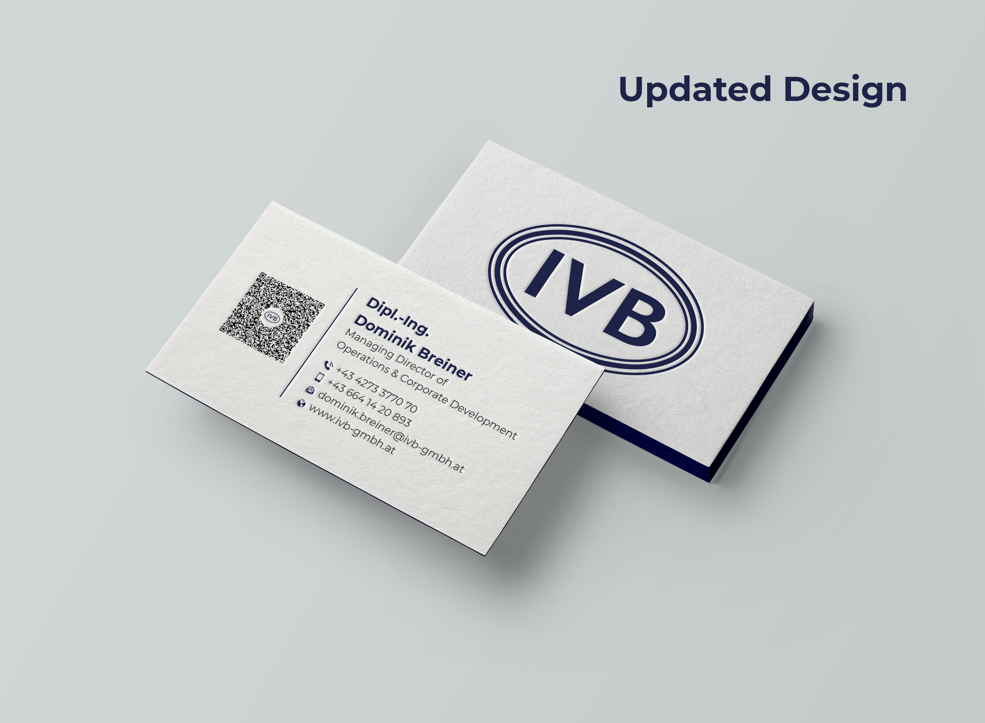 Business Card Design by Expert Bappy for IVB Industrievertretungen GmbH | Design #34253609