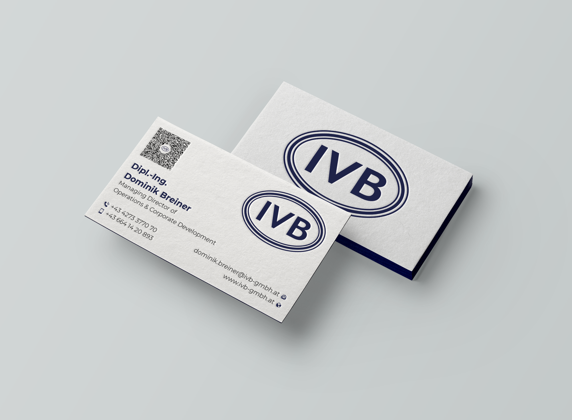 Visitenkarten-Design von Expert Bappy für IVB Industrievertretungen GmbH | Design #34253833