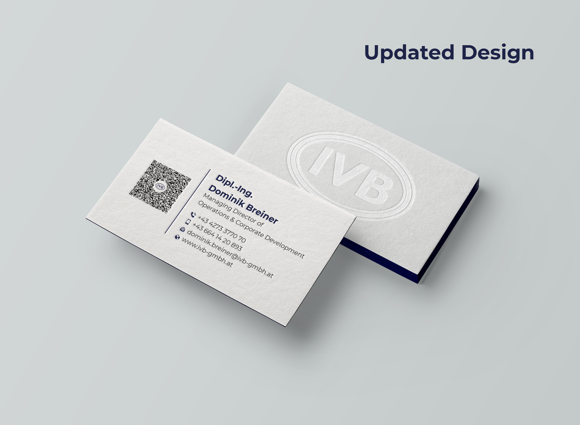 Business Card Design by Expert Bappy for IVB Industrievertretungen GmbH | Design #34257786
