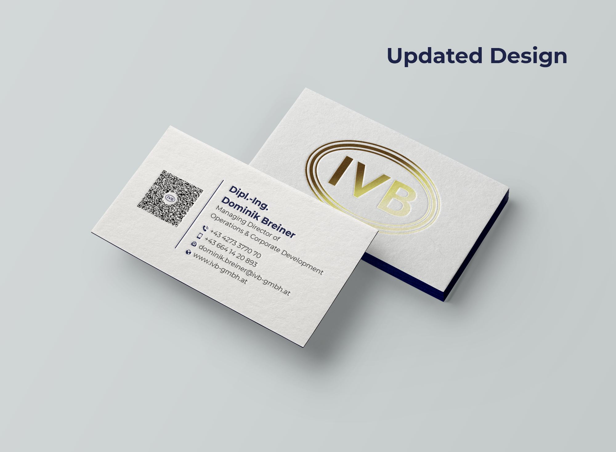 Business Card Design by Expert Bappy for IVB Industrievertretungen GmbH | Design #34257968