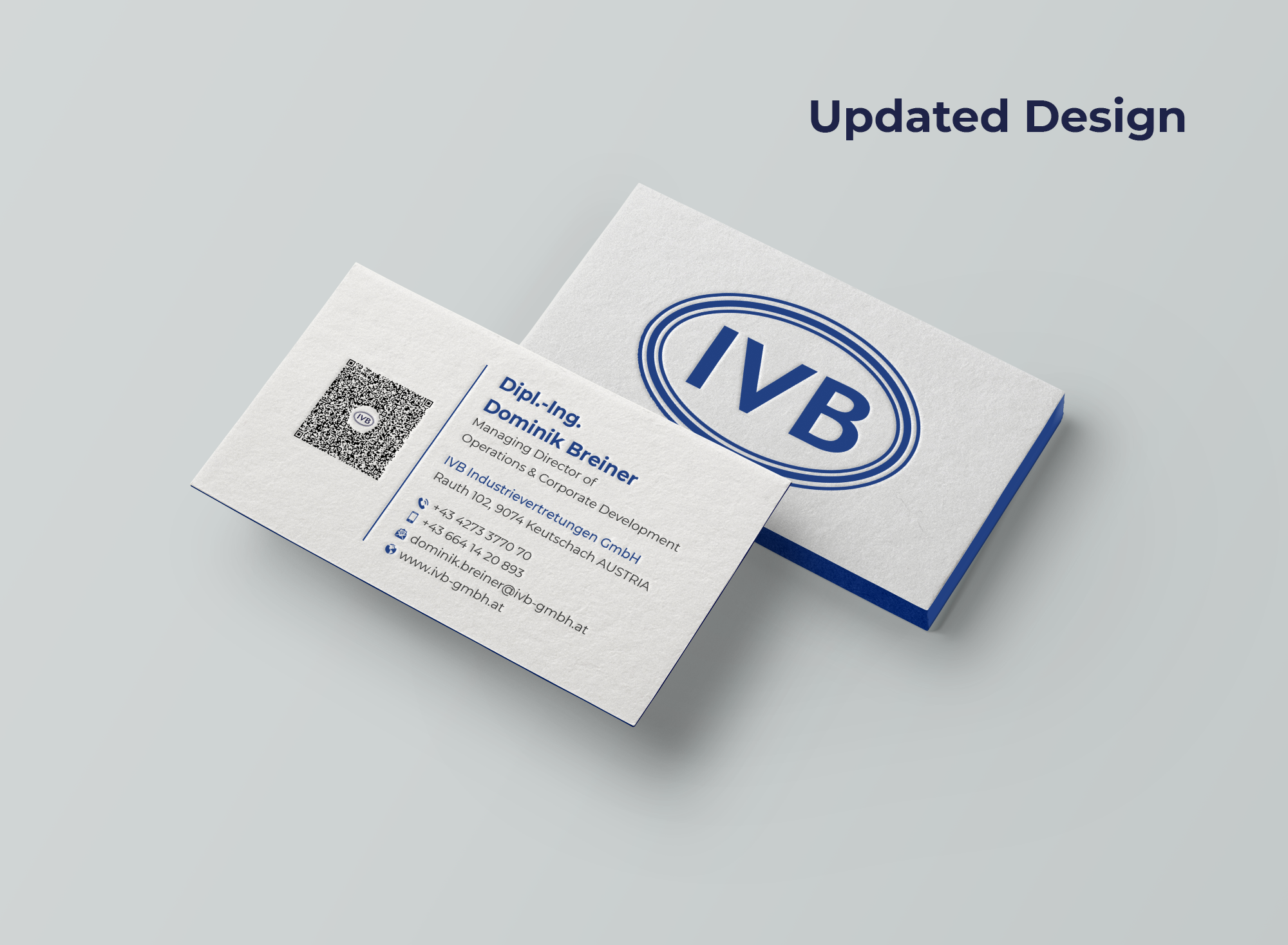 Diseño de Tarjeta de Presentación por Expert Bappy para IVB Industrievertretungen GmbH | Diseño #34284795
