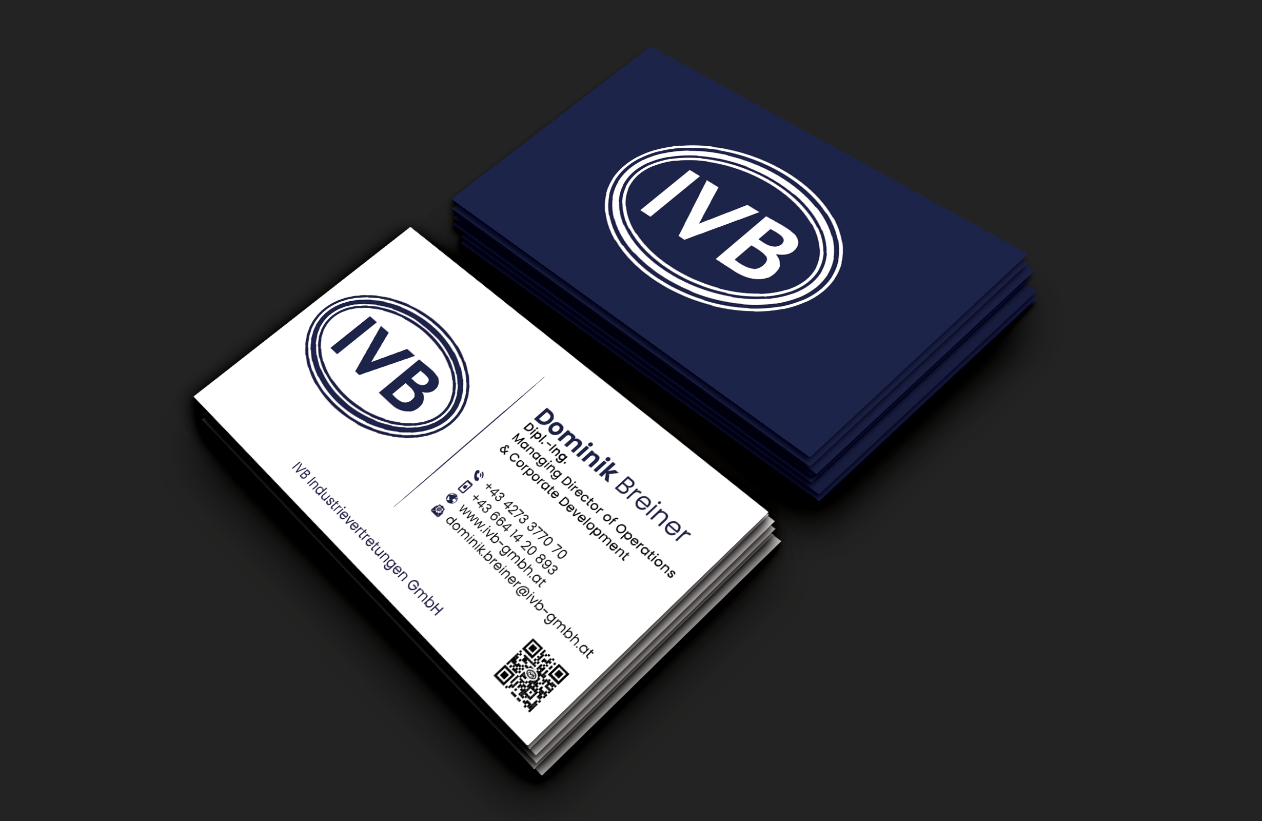 Business Card Design by DesignerShahadat for IVB Industrievertretungen GmbH | Design #34252145