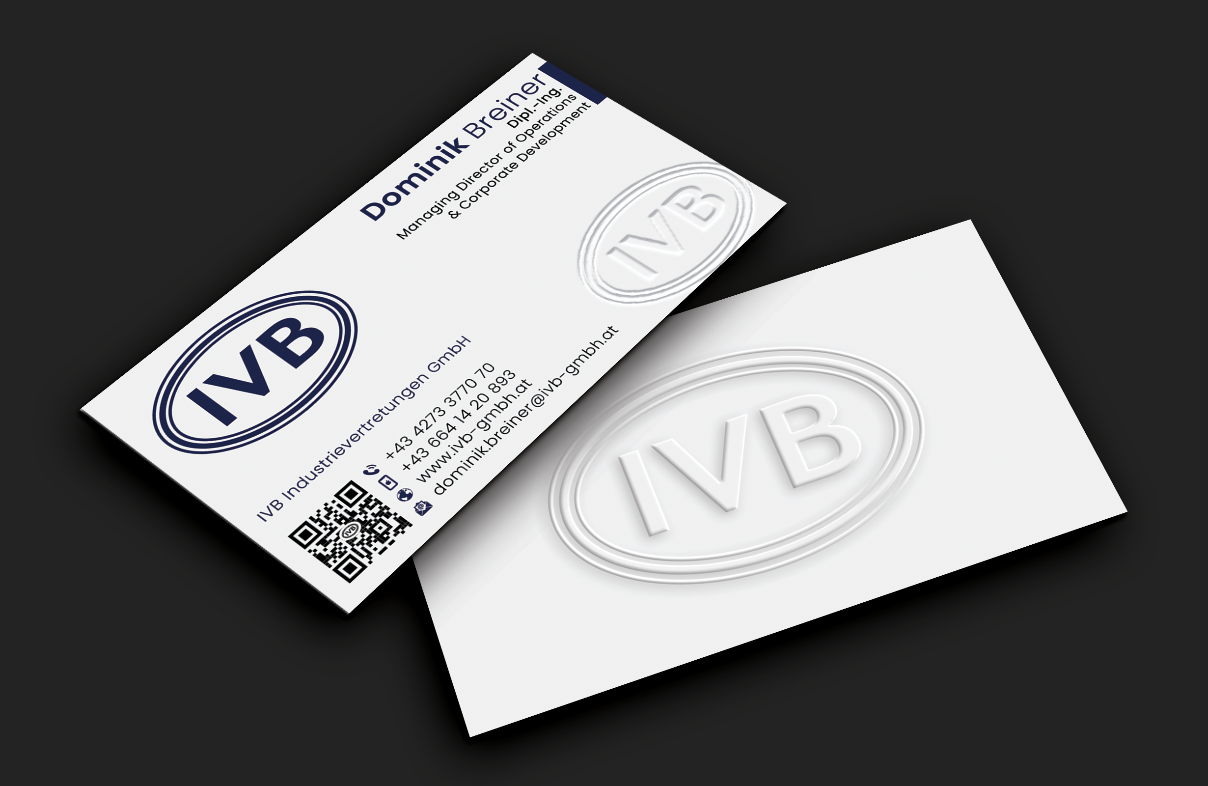Business Card Design by DesignerShahadat for IVB Industrievertretungen GmbH | Design #34252165