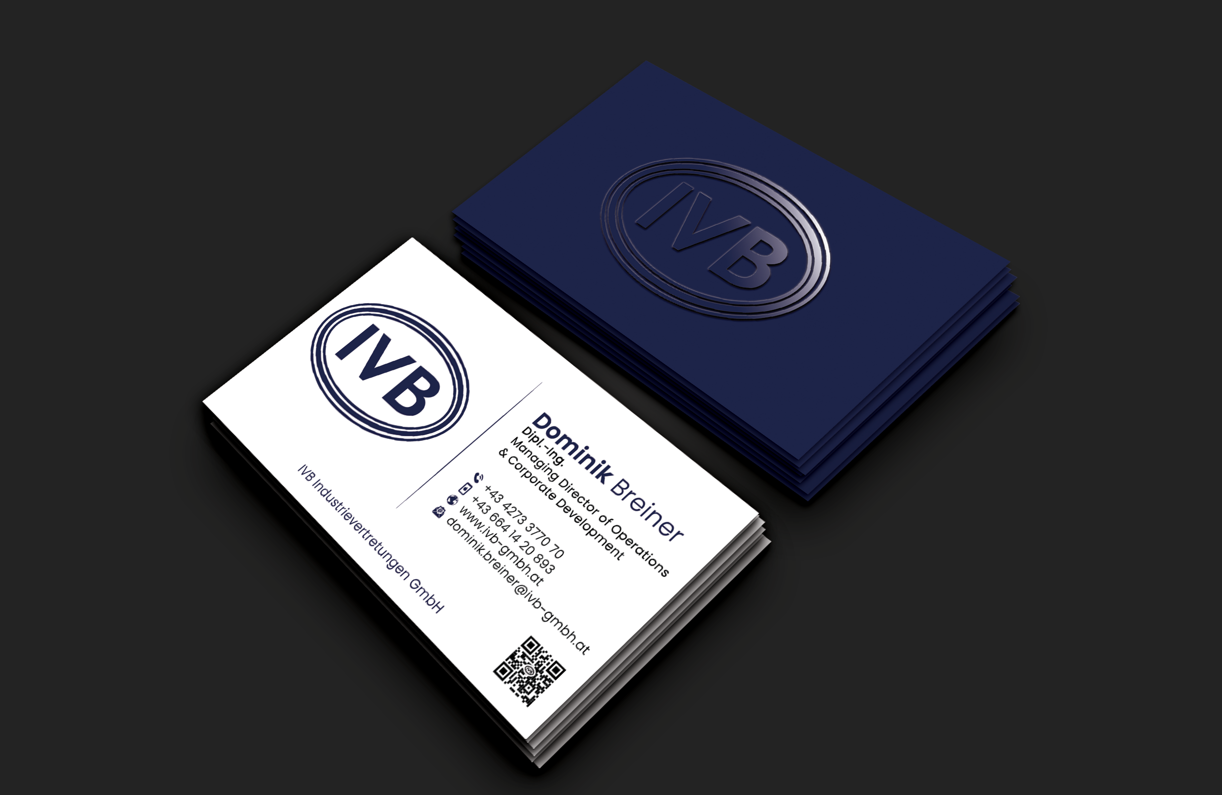 Business Card Design by DesignerShahadat for IVB Industrievertretungen GmbH | Design #34252170