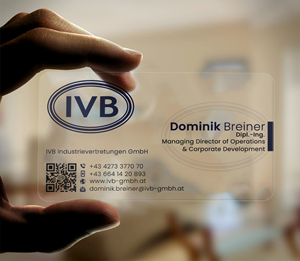Visitenkarten-Design von DesignerShahadat für IVB Industrievertretungen GmbH | Design: #34252172