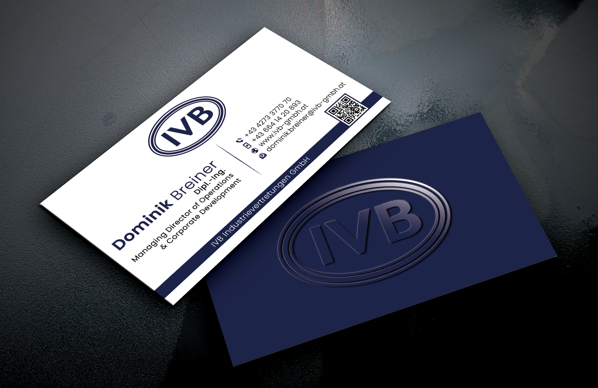 Business Card Design by DesignerShahadat for IVB Industrievertretungen GmbH | Design #34252288