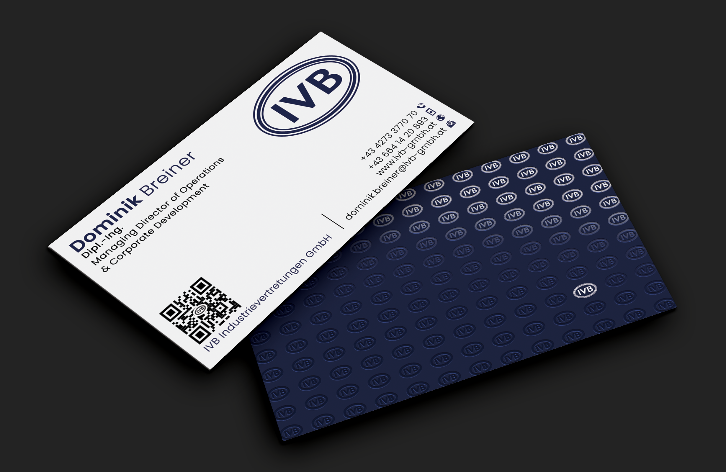 Business Card Design by DesignerShahadat for IVB Industrievertretungen GmbH | Design #34252291