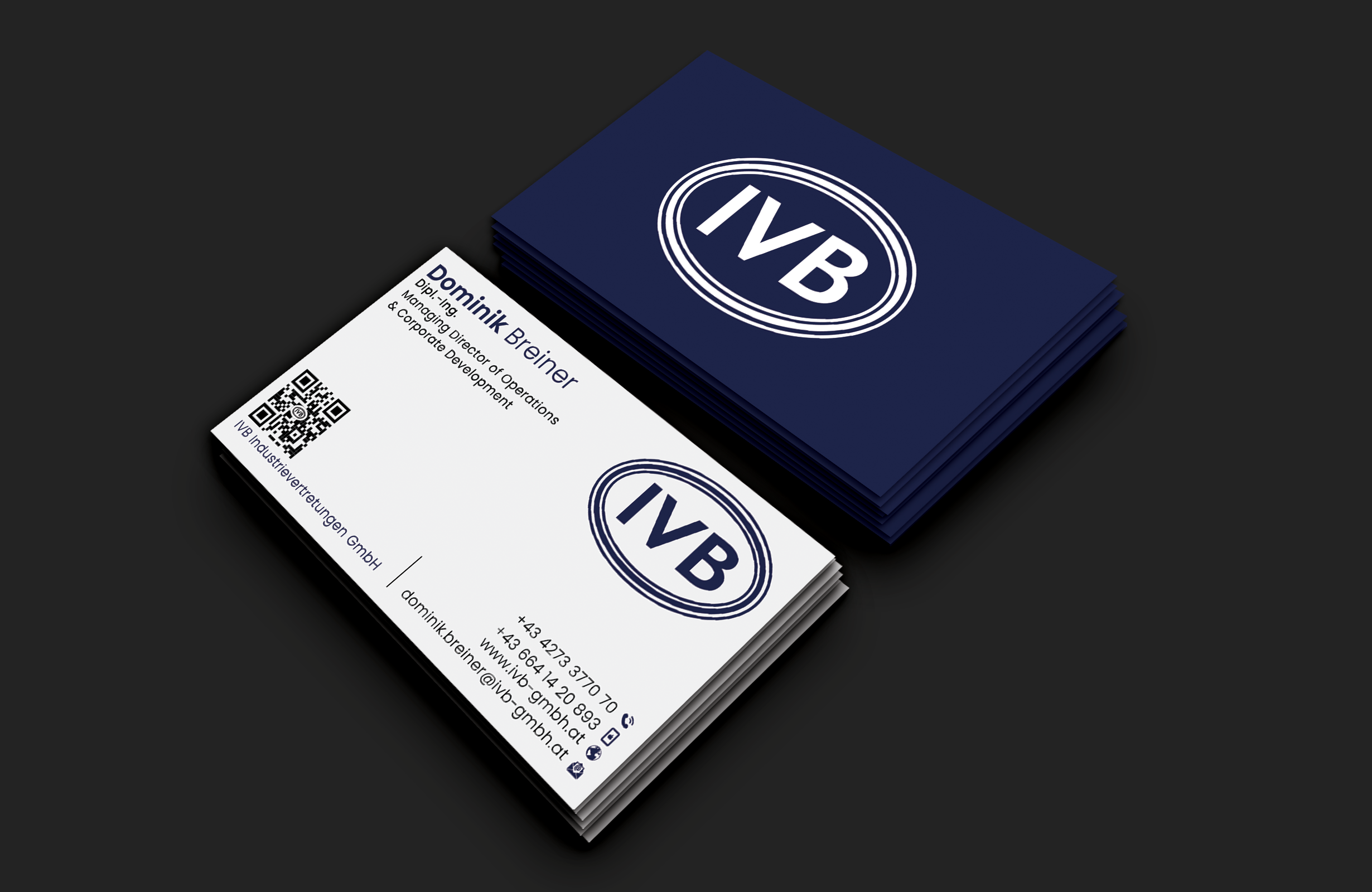 Business Card Design by DesignerShahadat for IVB Industrievertretungen GmbH | Design #34252292