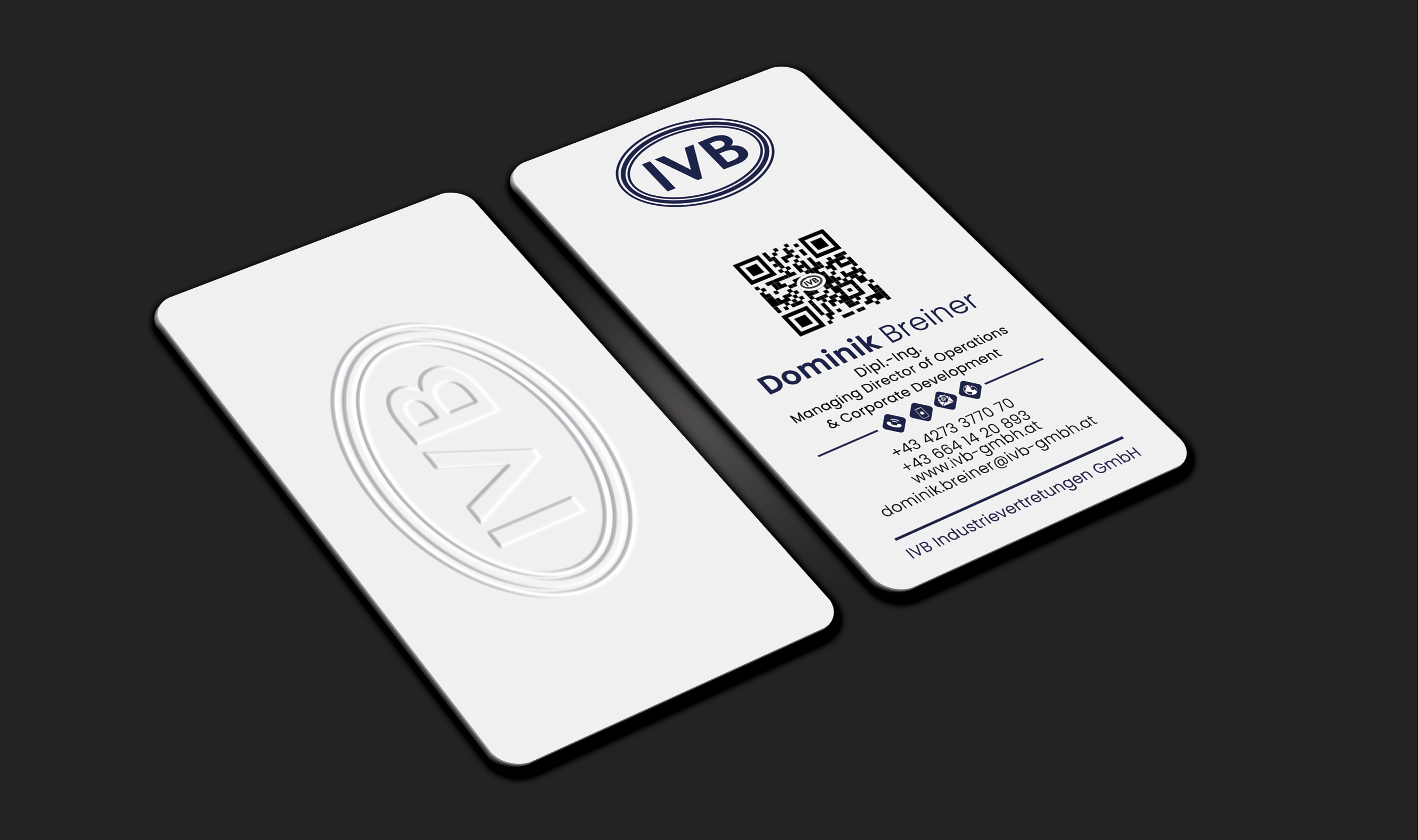Business Card Design by DesignerShahadat for IVB Industrievertretungen GmbH | Design #34252293
