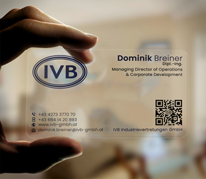 Visitenkarten-Design von DesignerShahadat für IVB Industrievertretungen GmbH | Design: #34252294