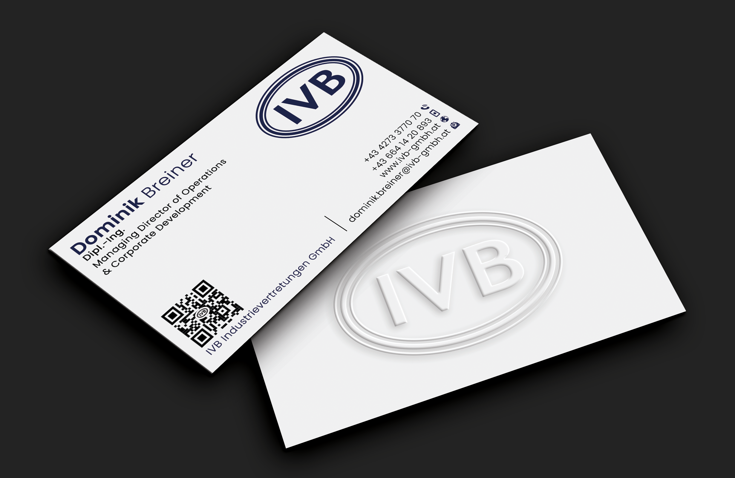 Business Card Design by DesignerShahadat for IVB Industrievertretungen GmbH | Design #34252295
