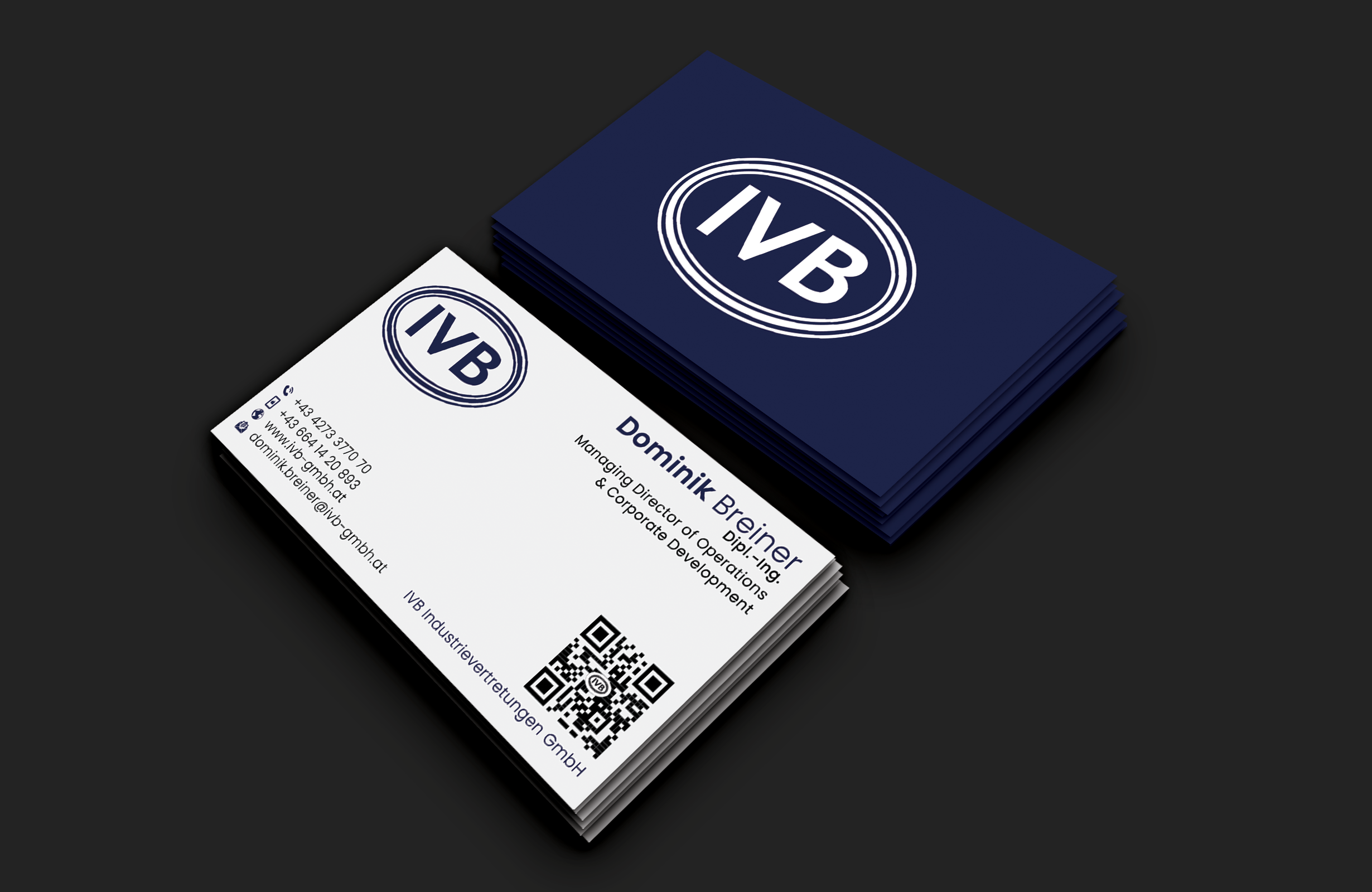 Business Card Design by DesignerShahadat for IVB Industrievertretungen GmbH | Design #34252296