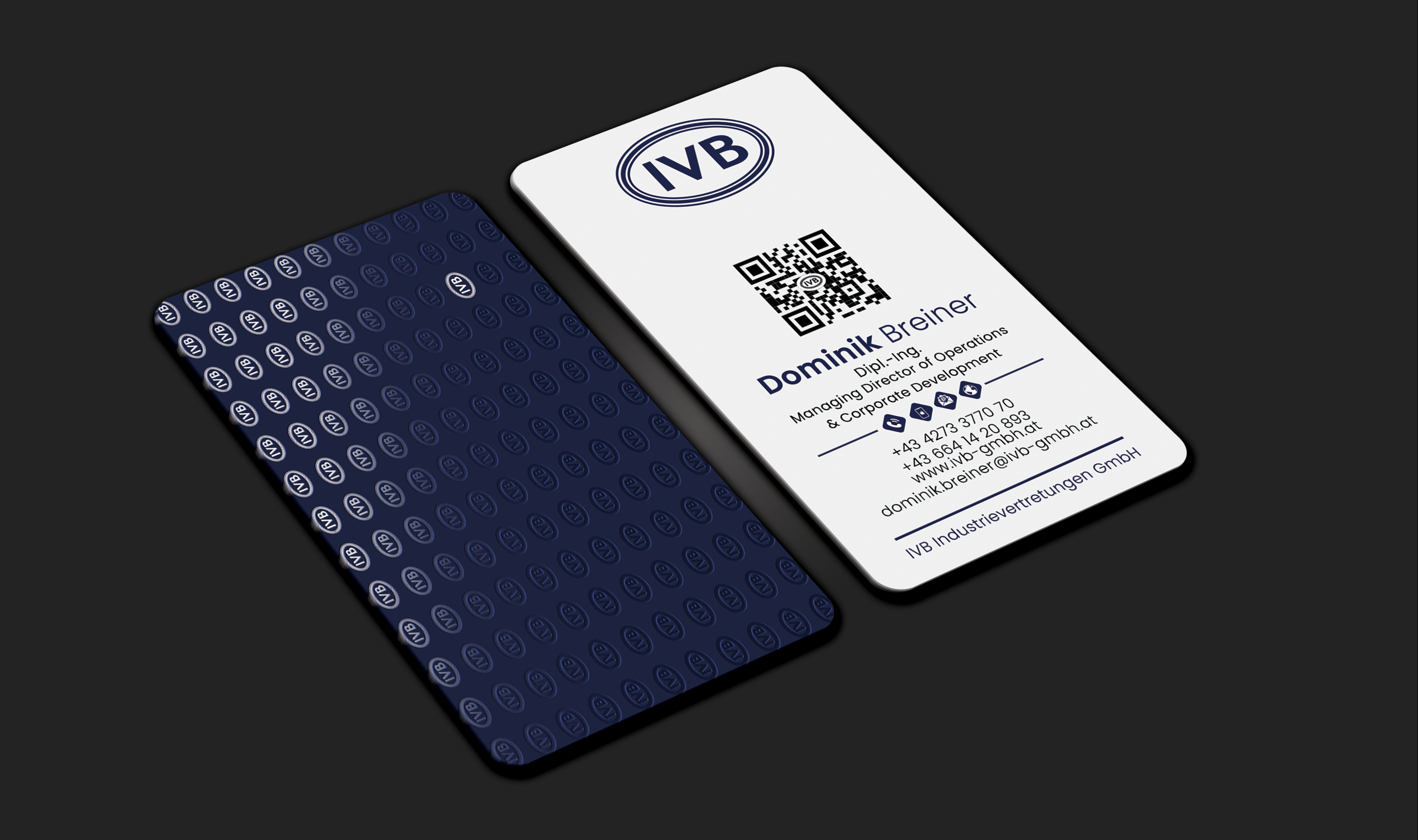 Business Card Design by DesignerShahadat for IVB Industrievertretungen GmbH | Design #34252298