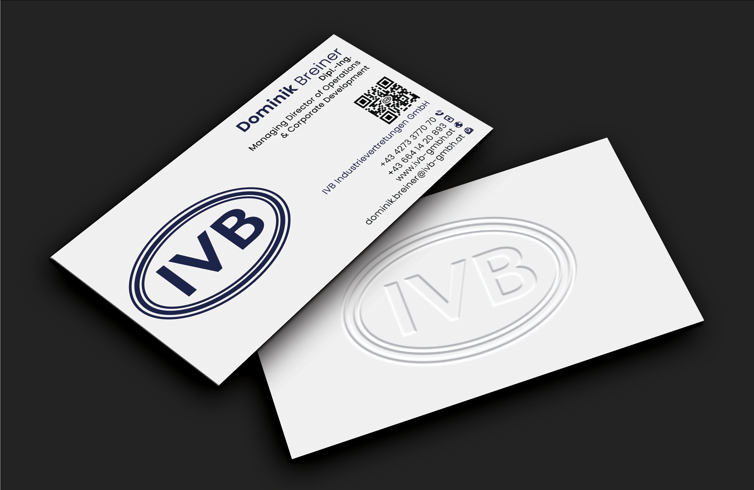 Business Card Design by DesignerShahadat for IVB Industrievertretungen GmbH | Design #34252398